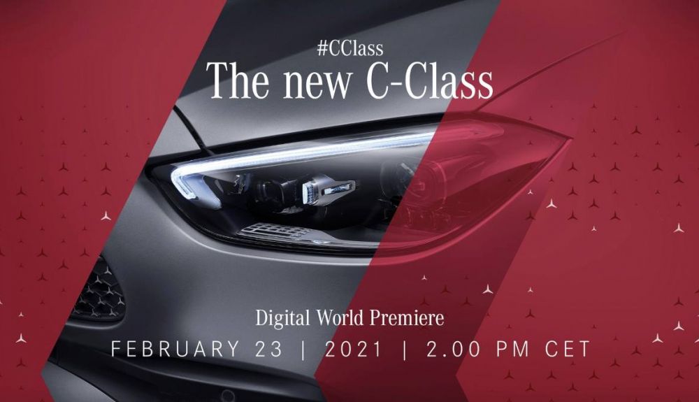 Anuncio oficial de la presentación del nuevo Mercedes Clase C el próximo 23 de febrero