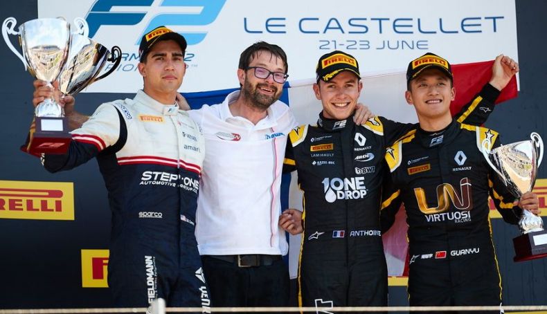 Correa fue segundo tras Hubert en Paul Ricard en 2019 Correa fue segundo tras Hubert en Paul Ricard en 2019
