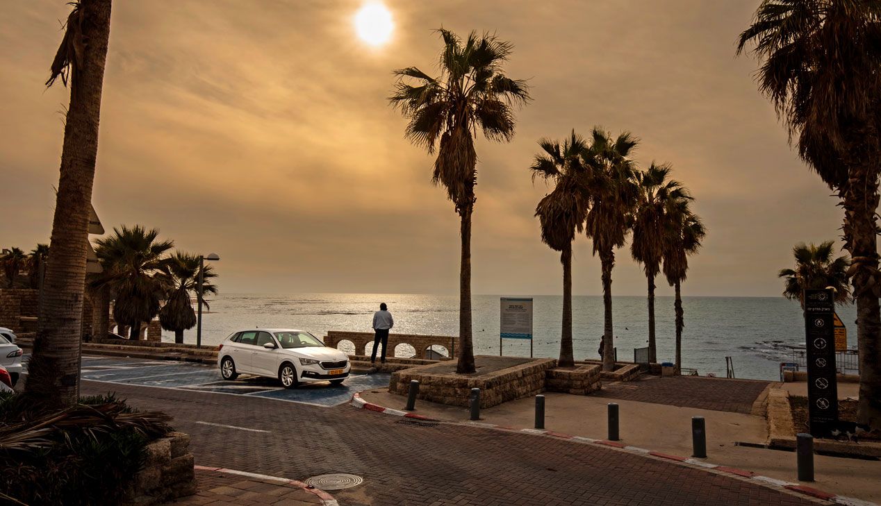 Skoda Scala en Jerusalén 