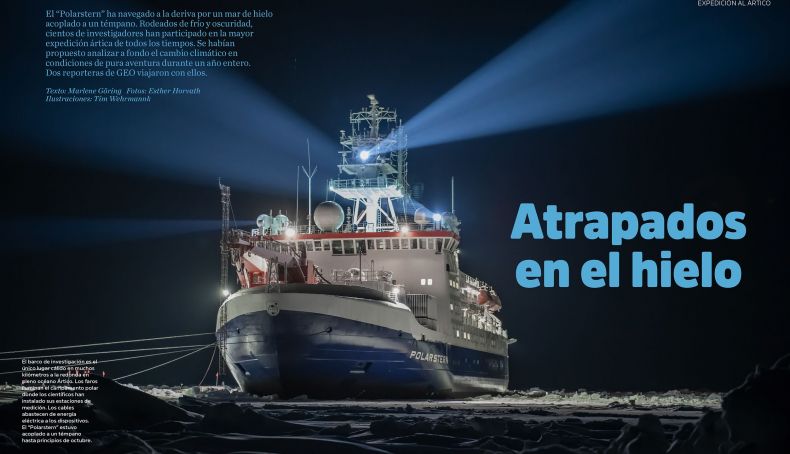 El buque Polarstern permaneció casi un año en la Antártida. El buque Polarstern permaneció casi un año en la Antártida.