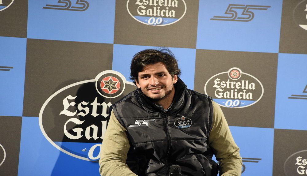 Carlos Sainz y Estrella Galicia 0,0 una asociación que continúa, ahora con Ferrari