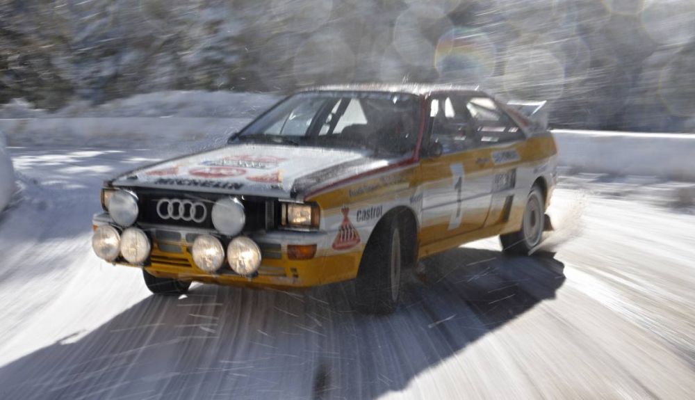 Audi Quattro en el Col de Turini Audi Quattro en el Col de Turini