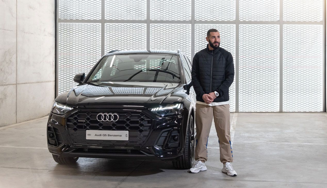 Benzema con su Audi Q5