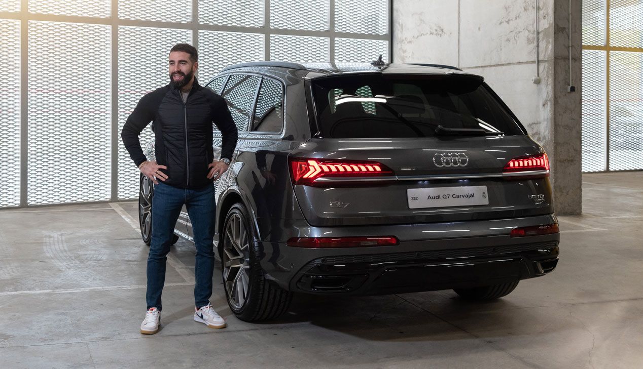 Carvajal con su Audi Q7
