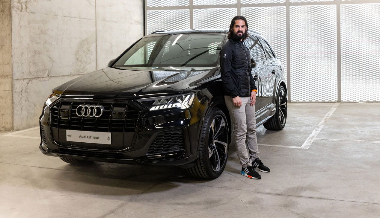 Isco con su Audi Q7