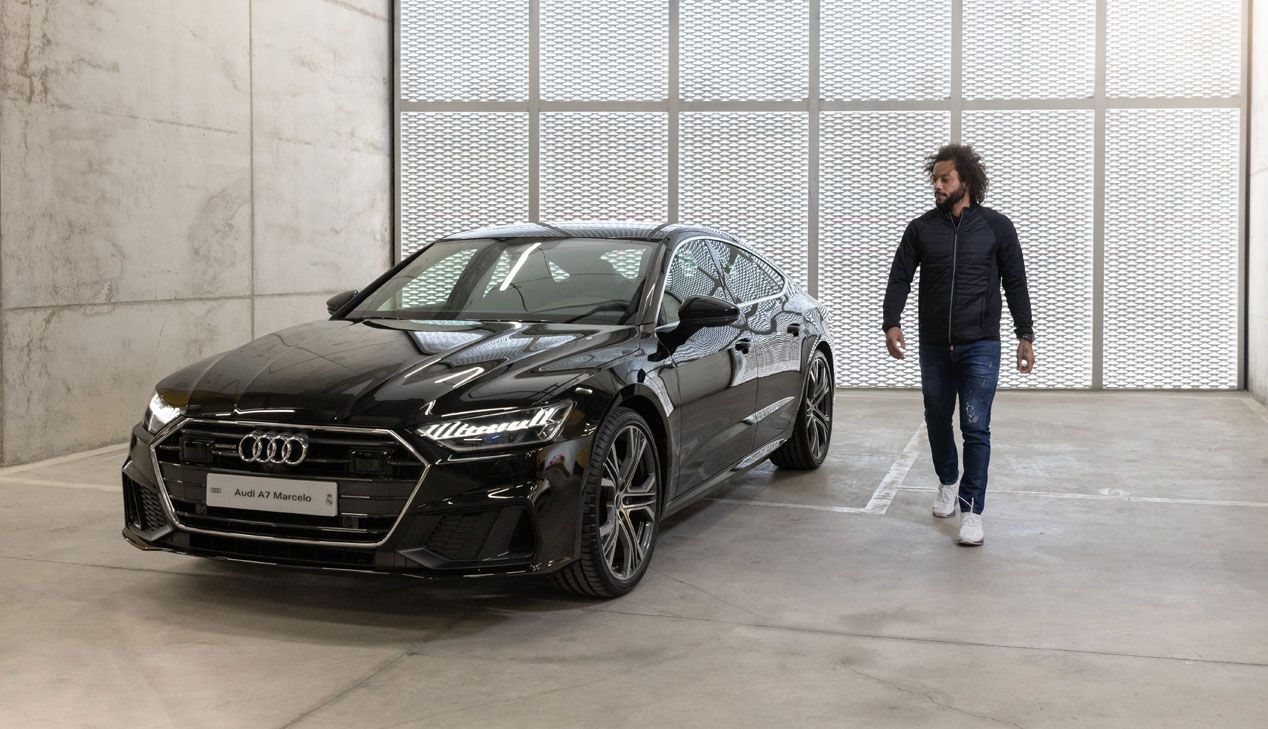 Marcelo con su Audi A7 Sportback
