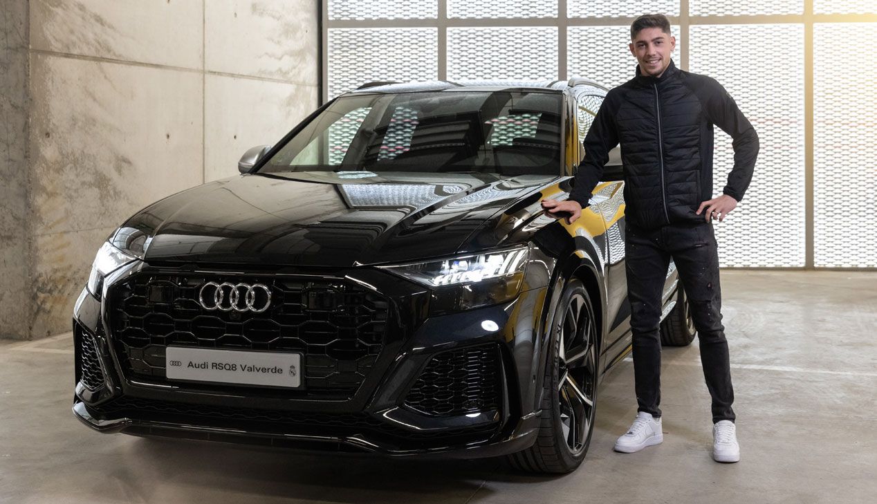 Valverde con su Audi RS Q8