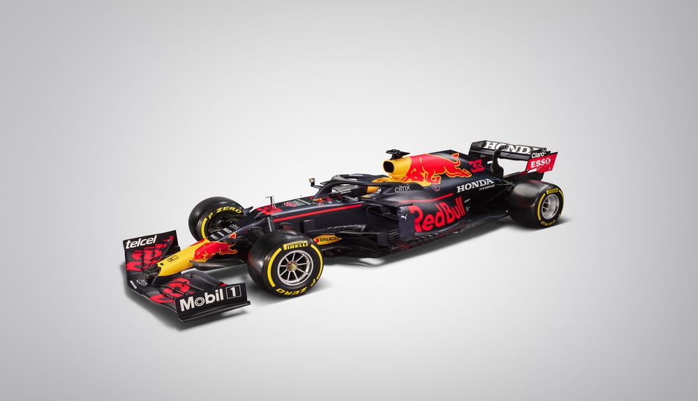 El Red Bull RB16B con el que la escudería de Milton Keynes disputará la temporada 2021 de F1