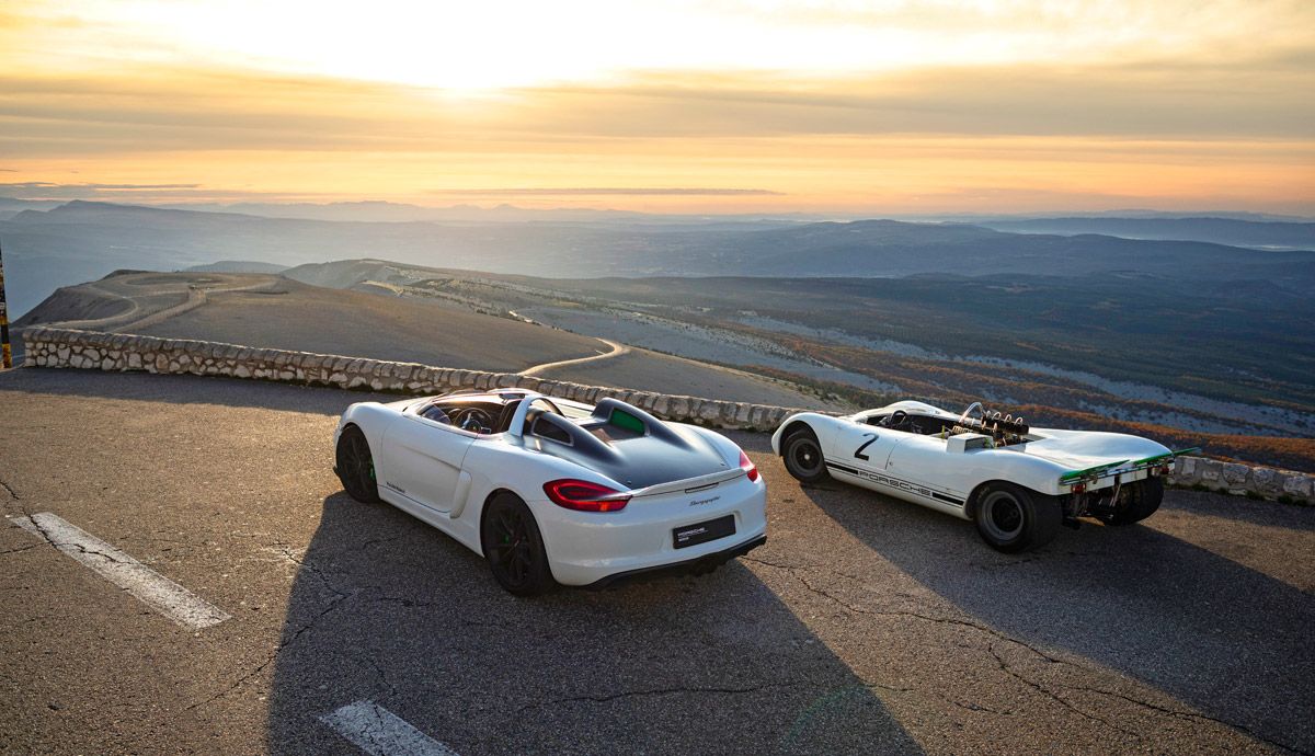  Porsche 909 y 981 Bergspyder.