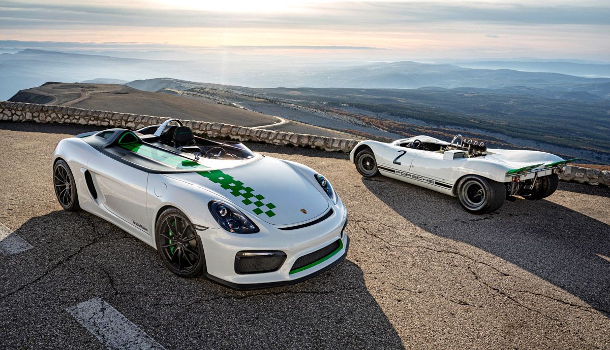  Porsche 909 y 981 Bergspyder.