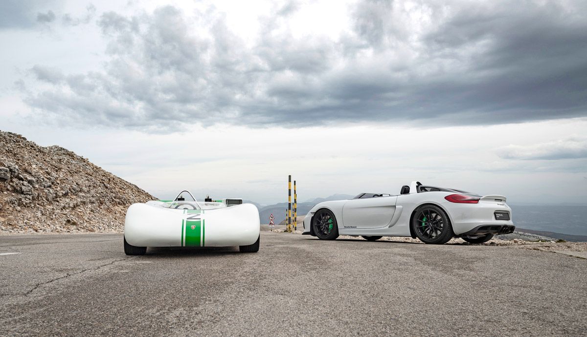  Porsche 909 y 981 Bergspyder.