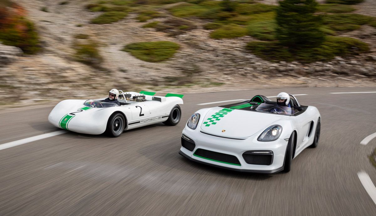  Porsche 909 y 981 Bergspyder.
