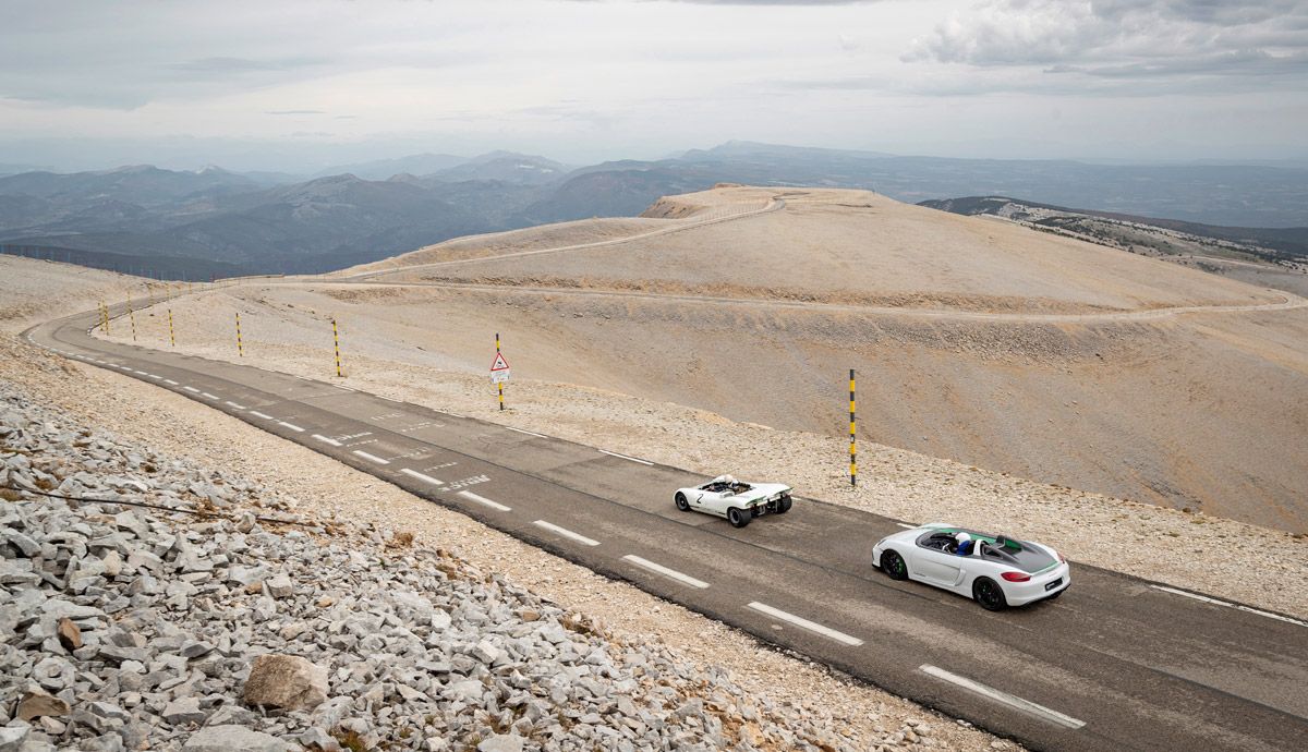  Porsche 909 y 981 Bergspyder.