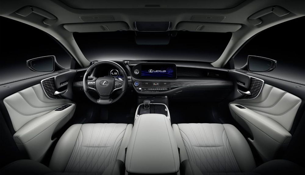 El interior del Lexus LS 500h 2021