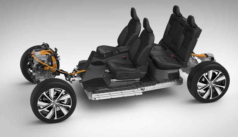 La plataforma CMA dará base a una nueva generación de eléctricos Volvo. Foto Volvo. La plataforma CMA dará base a una nueva generación de eléctricos Volvo. Foto Volvo.