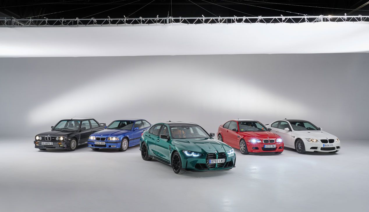 Todas las generaciones del BMW M3