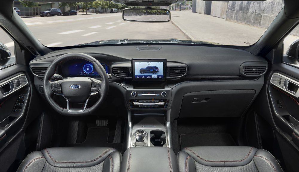Ford Explorer PHEV 2021: así es su interior. Ford Explorer PHEV 2021: así es su interior.