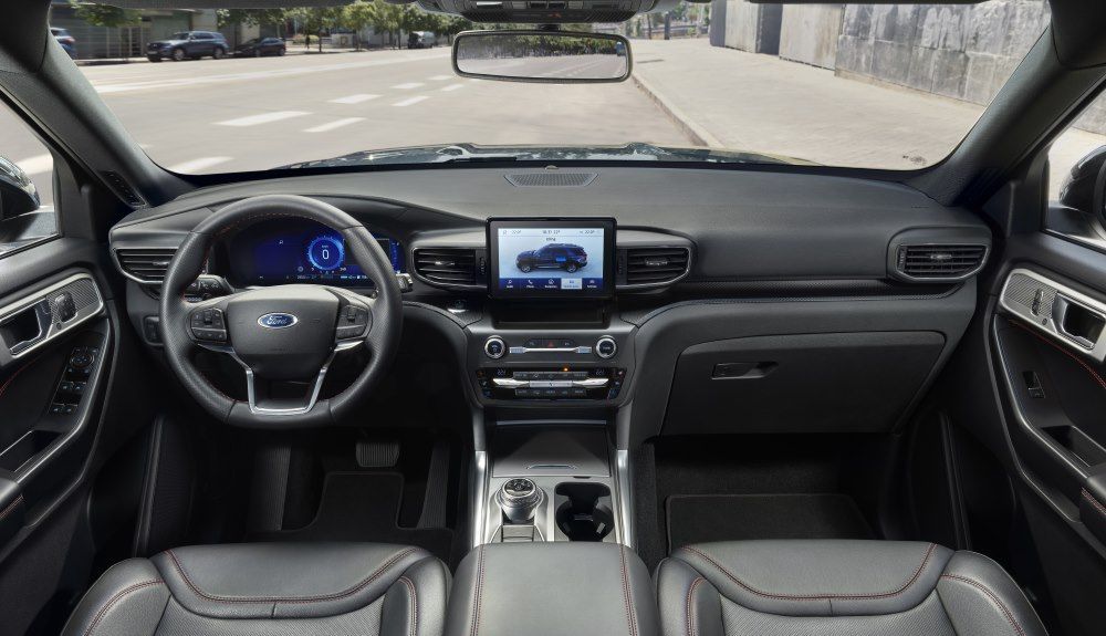 Ford Explorer PHEV 2021: así es su interior.