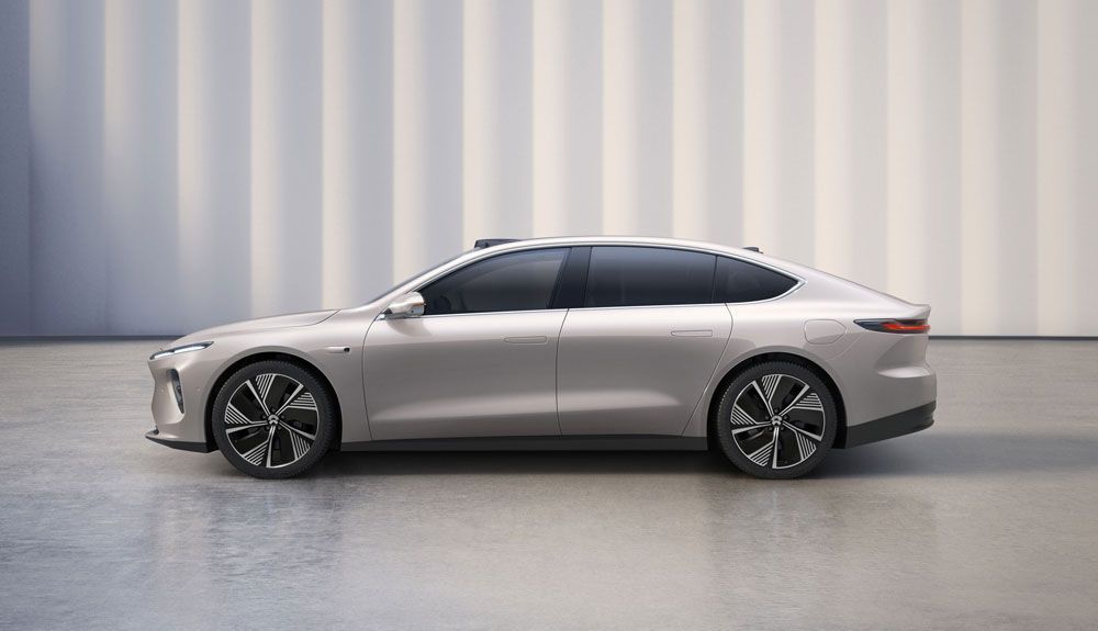 Las formas y prestaciones del NIO ET7 recuerdan al Tesla Model S Las formas y prestaciones del NIO ET7 recuerdan al Tesla Model S