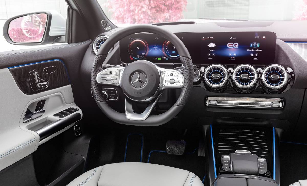Interior del actual Mercedes EQA 250