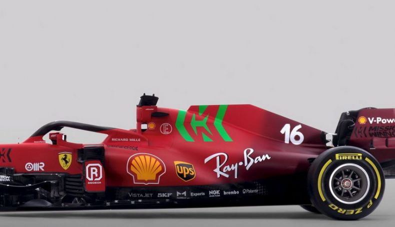 El Ferrari SF21 se parece al Red Bull en el grado de inclinación hacia adelante El Ferrari SF21 se parece al Red Bull en el grado de inclinación hacia adelante