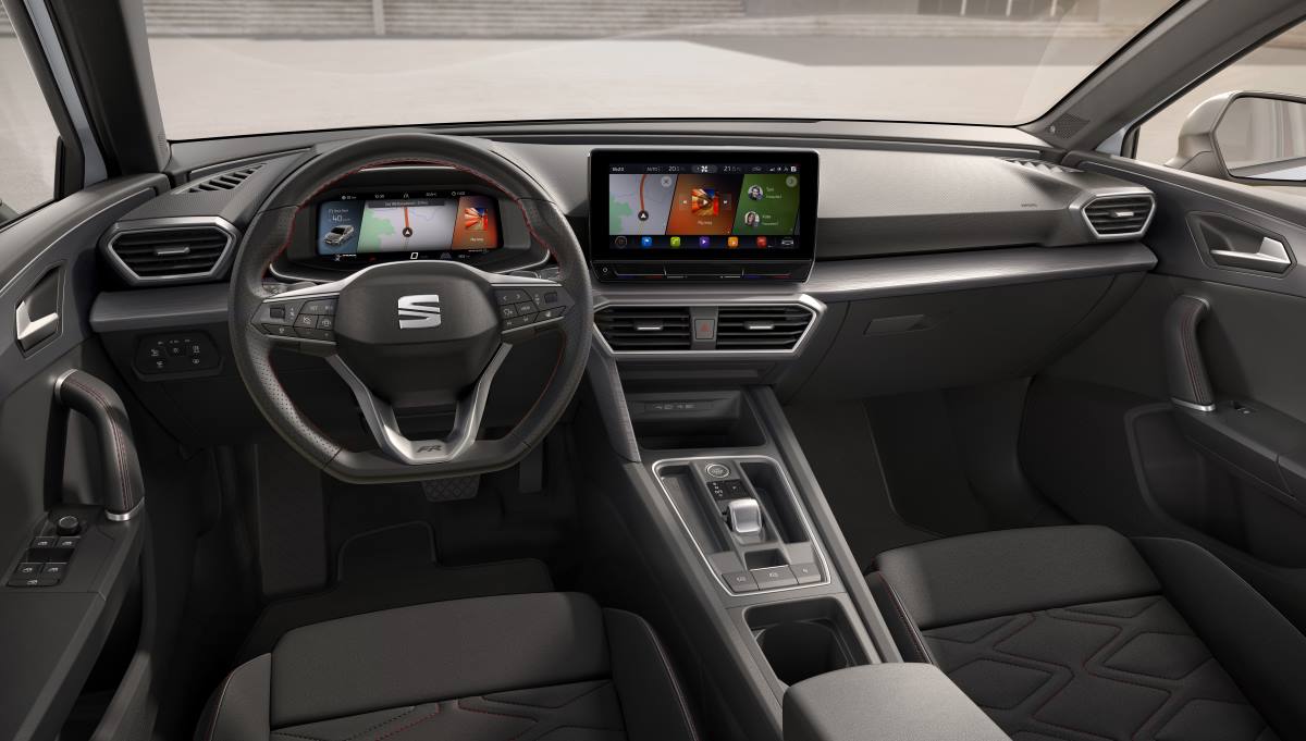 Interior del nuevo Seat León.