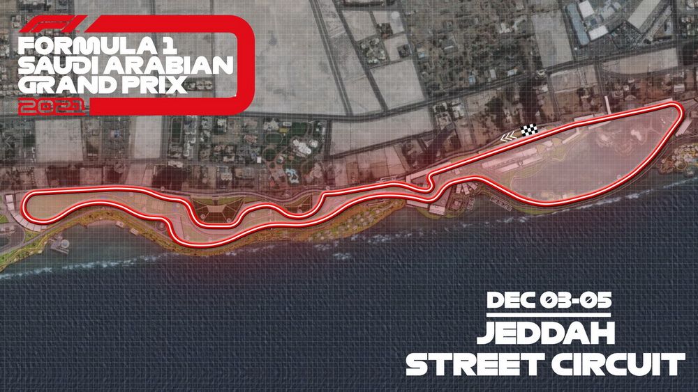 Así será el trazado del Jeddah Street Circuit