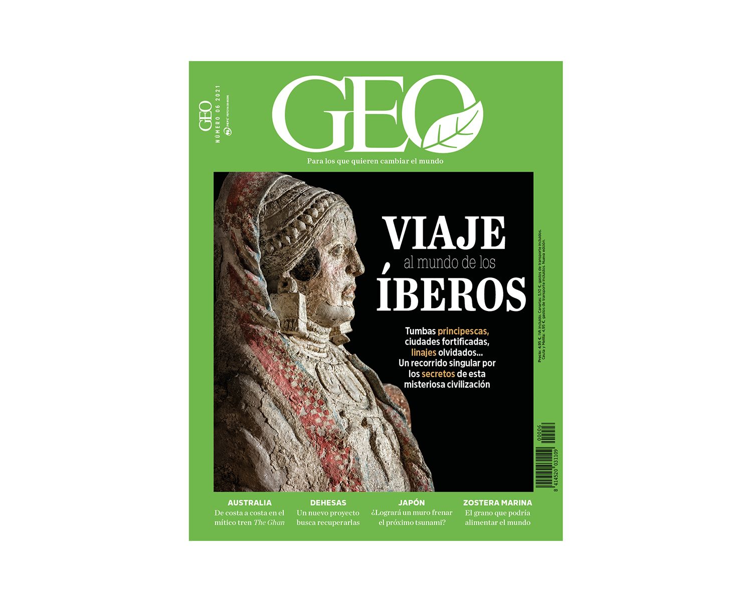 Portada del número de abril de GEO