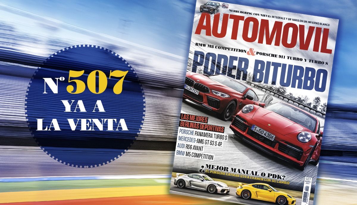 Revista AUTOMÓVIL 507, a la venta: poder biturbo, BWW M8 Competition vs Porsche 911 Turbo y Turbo S.