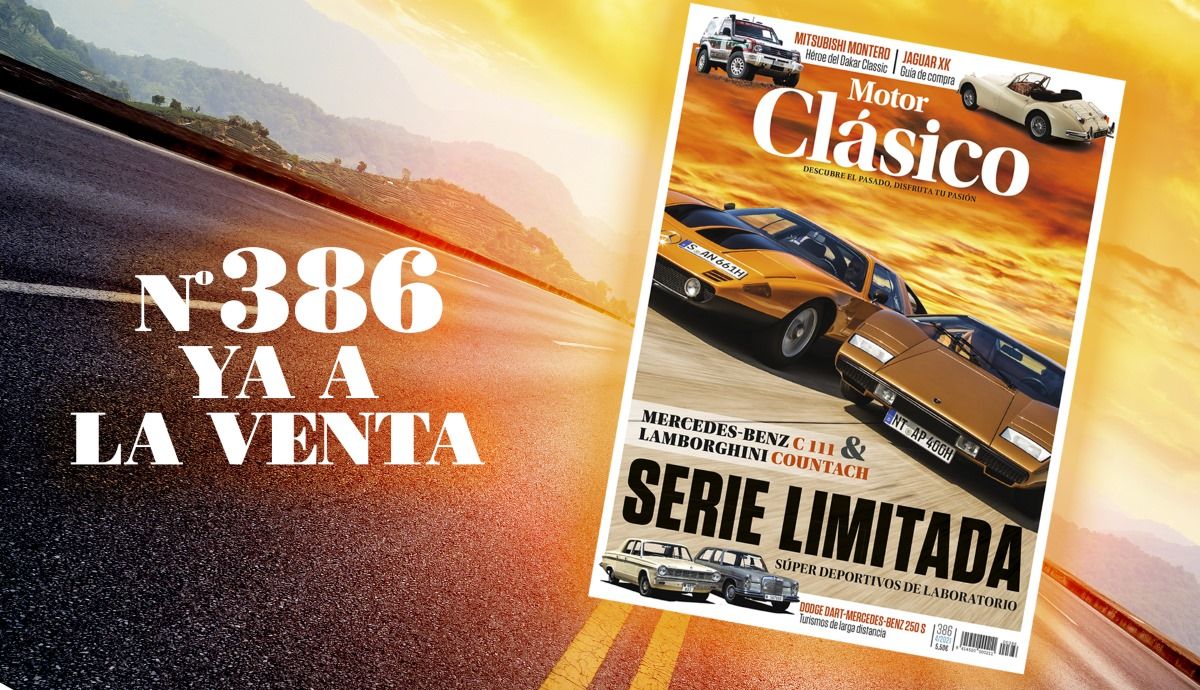 Revista Motor Clásico 386, ya a la venta: Mercedes-Benz C 111 y Lamborghini Countach.
