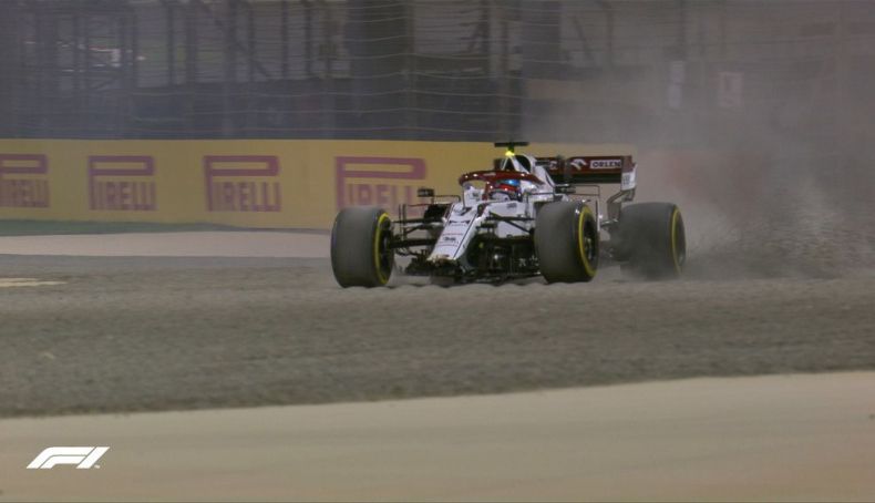 Accidente de Kimi Raikkonen (Alfa Romeo)