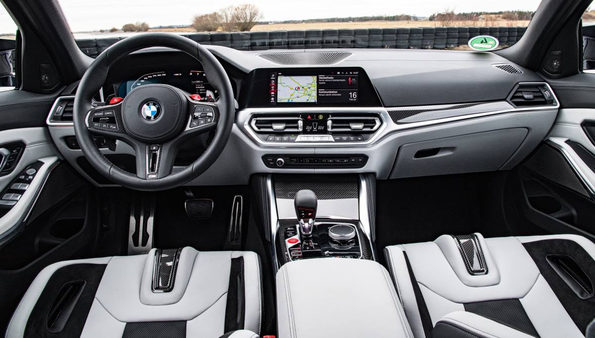 El interior del BMW M3 Competition 2021