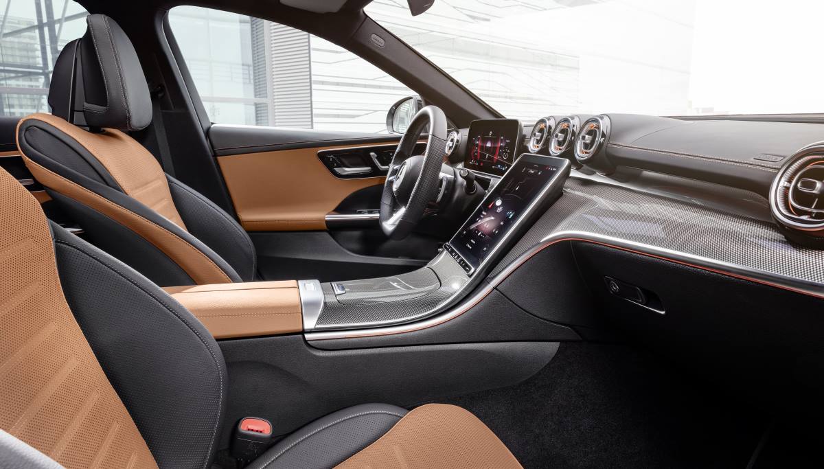 El Mercedes GLC 2022 ofrecerá un interior basado en el nuevo Clase C (en la foto).