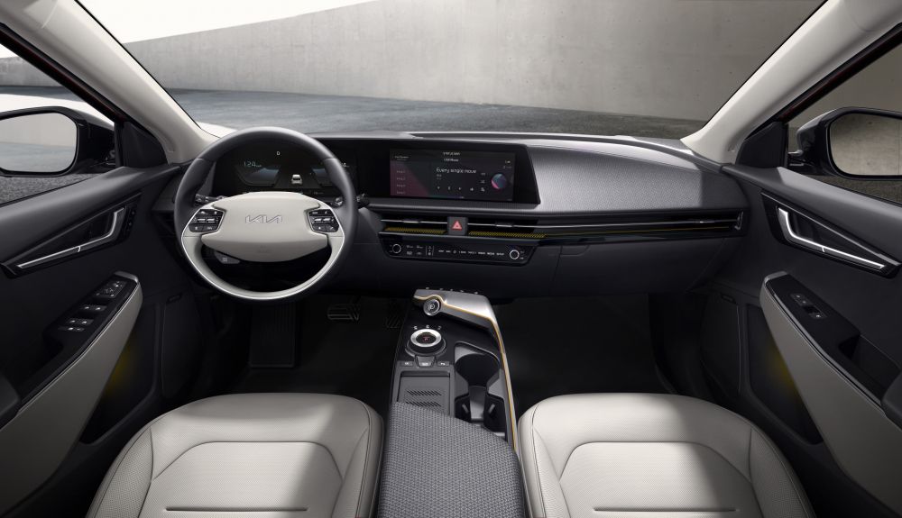 Así es el interior del Kia EV6. Así es el interior del Kia EV6.