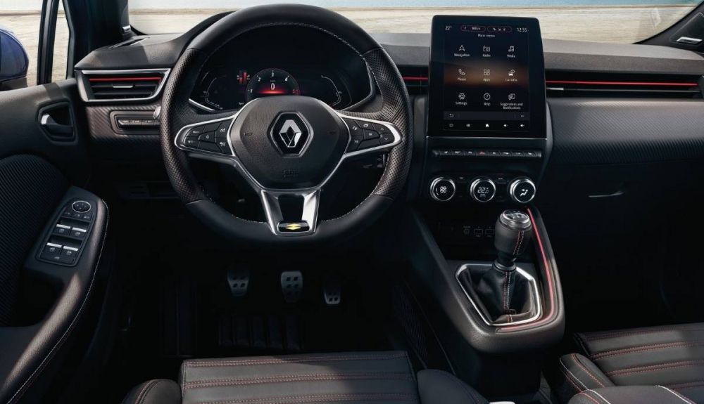 Interior del actual Renault Clio V