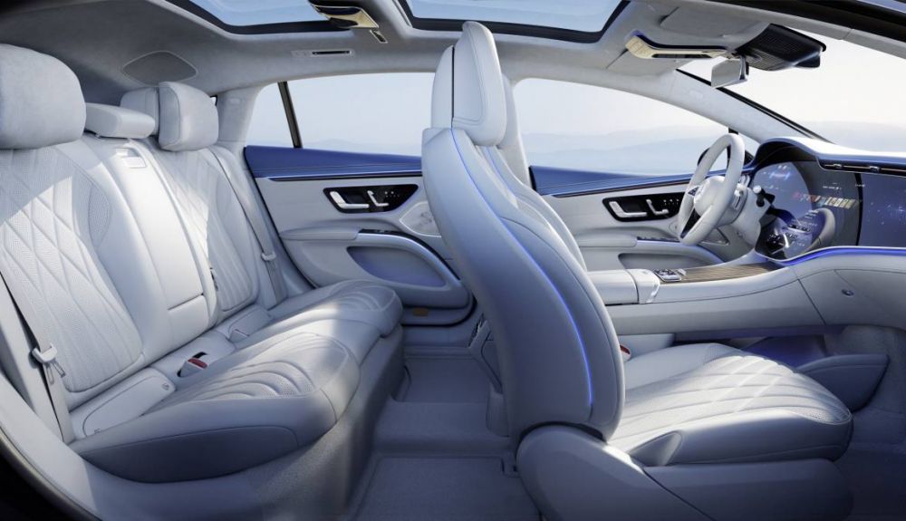 Ambiente muy cómodo, tecnológico y lleno de calidad a bordo del Mercedes EQS Ambiente muy cómodo, tecnológico y lleno de calidad a bordo del Mercedes EQS