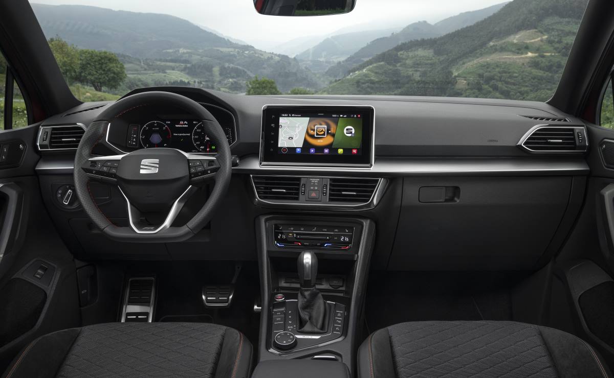 El interior del Seat Tarraco 2.0 TSI de 190 CV