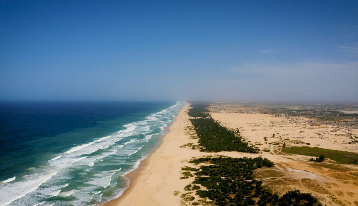 El Lago Rosa de Senegal, uno de los escenarios de la Extreme E.