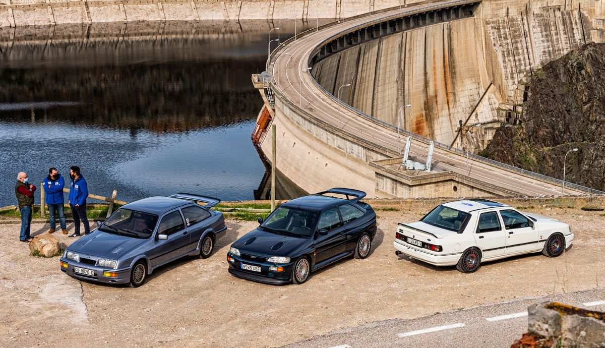 Los Ford Sierra RS Cosworth y Escort RS Cosworth eran grandes deportivos.