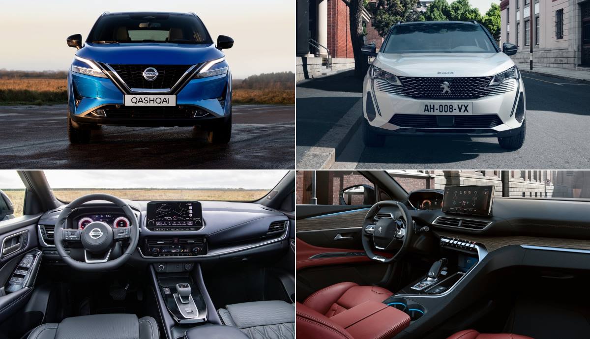 Los nuevos Nissan Qashqai y Peugeot 3008, frente a frente