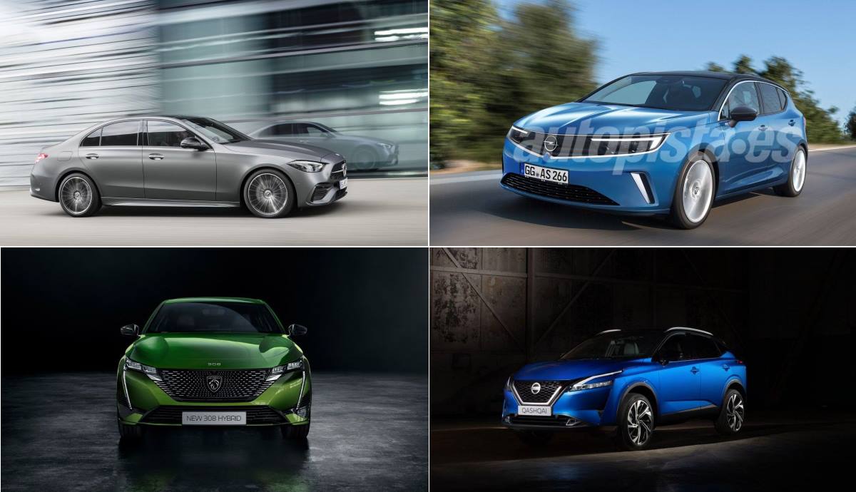 Nissan Qashqai, Mercedes Clase C, Peugeot 308 y Opel Astra, estrellas en 2021