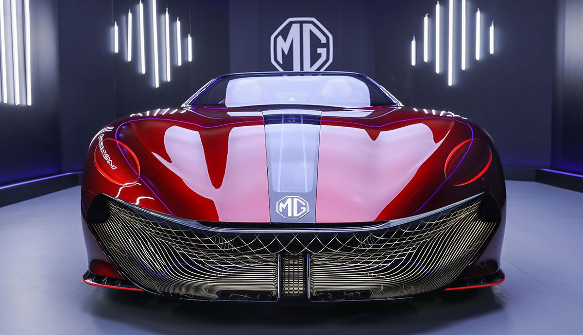 Así luce el MG Cyberster Concept.