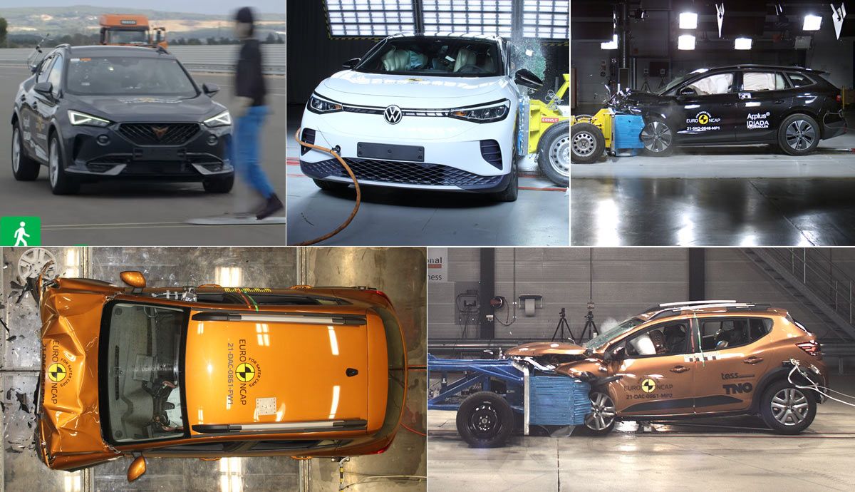 Los últimos test Euro NCAP realizados.