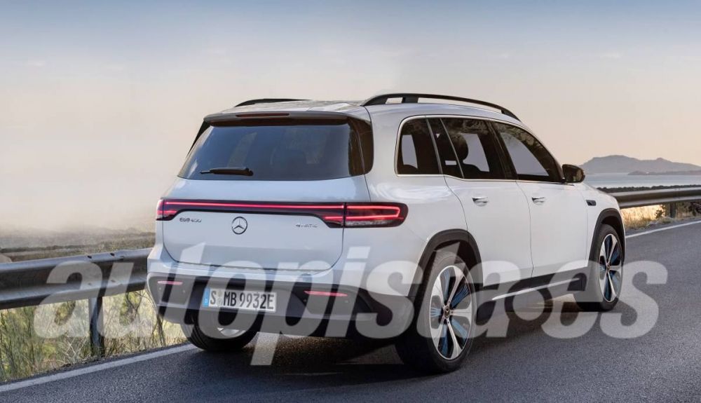 Vista posterior sobre cómo podría ser el Mercedes EQB 2021 según Schulte Vista posterior sobre cómo podría ser el Mercedes EQB 2021 según Schulte