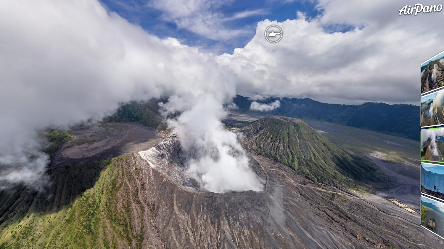 Disfruta desde casa del volcán Bromo, Java, en imágenes 360º