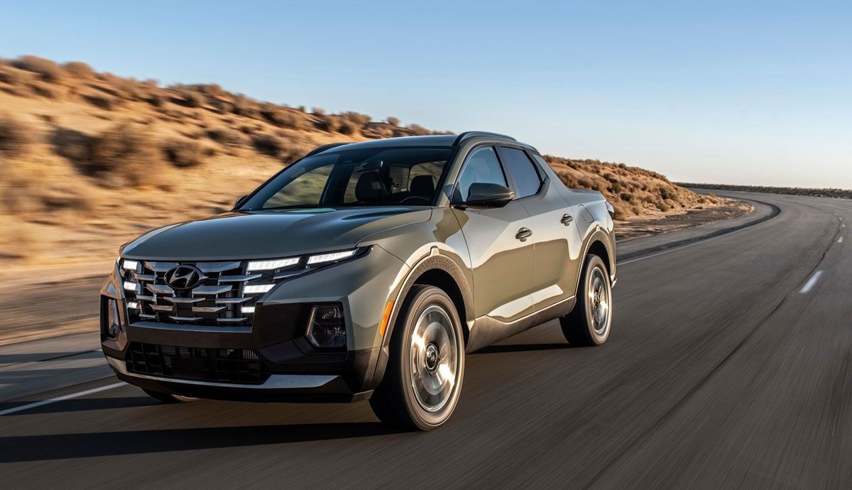 Hyundai Santa Cruz, medio pick up, medio Tucson