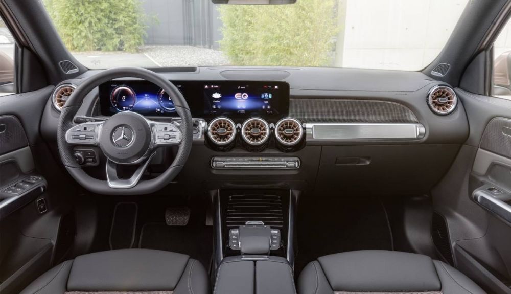 El interior del Mercedes EQB 2021 El interior del Mercedes EQB 2021