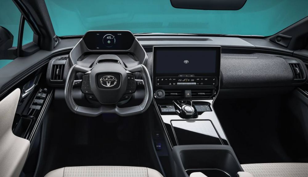 El interior del Toyota bZ4X Concept El interior del Toyota bZ4X Concept