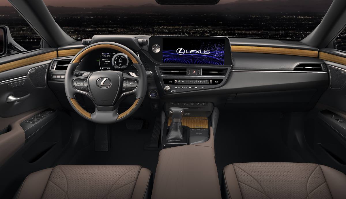 El interior del Lexus ES 2021