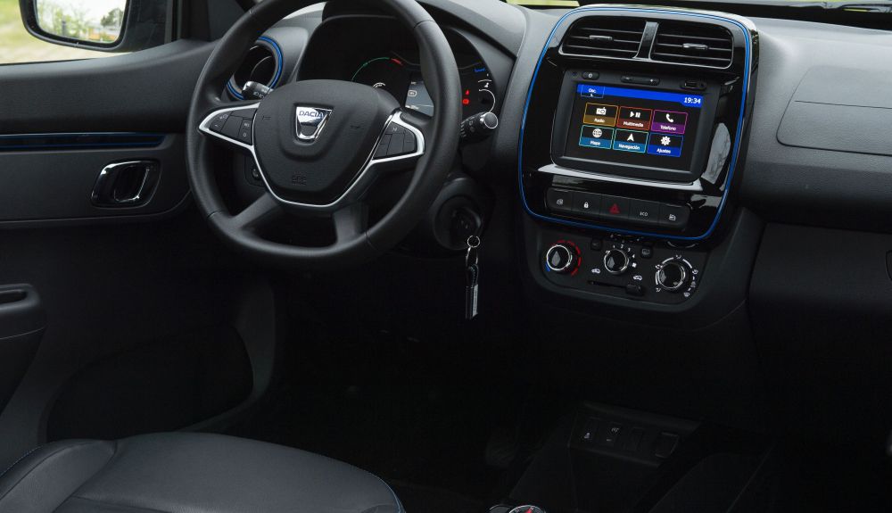 Dacia Spring: así es su interior. Dacia Spring: así es su interior.